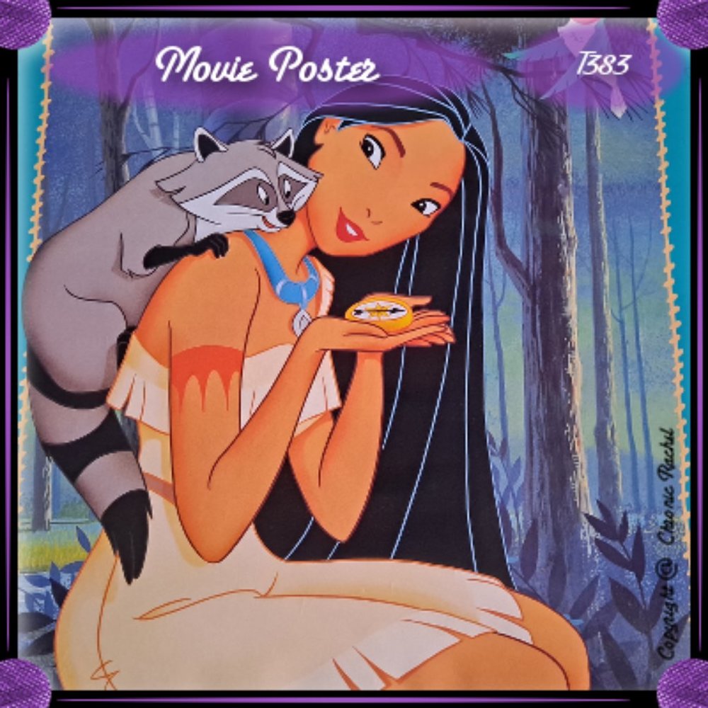 Pocahontas Vintage 1990's Movie Poster - Rolled Up - Picture 4 of 12